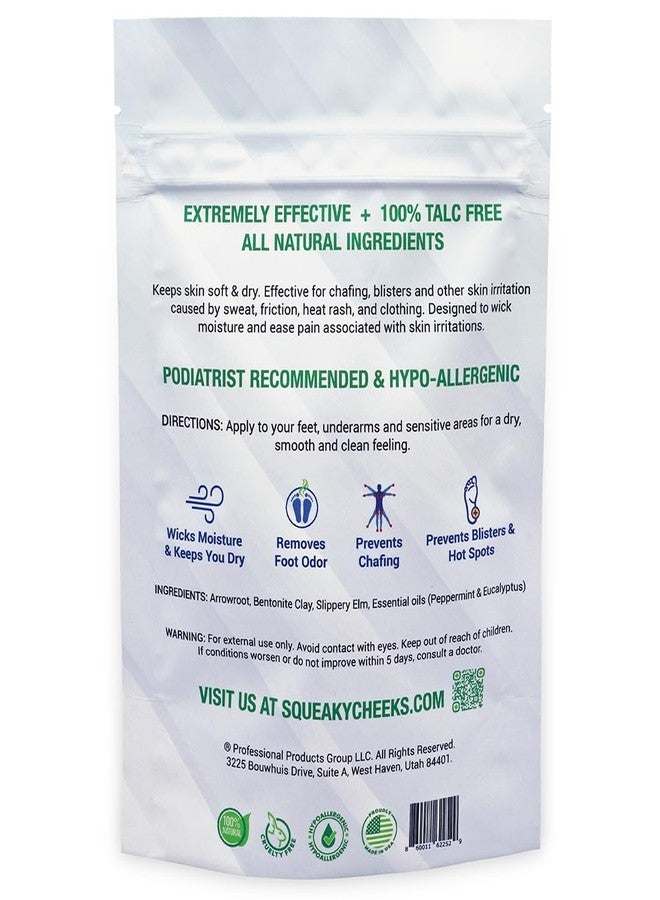 Squeaky Cheeks Squeaky Sticks -Active Blend, Talc-Free, All Natural Convenient Single-Use Powder Sachets for Travel, Outdoors & On-the-Go Freshness Relief from Chafing Sweat and Odor (6g X 10 pack) - Image 4